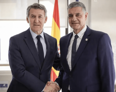 Jorge Macri se reunió en Madrid con el presidente del Partido&nbsp;Popular