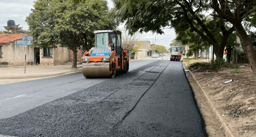 Como parte del Plan de Recuperación de Calles, la gestión de Durand avanza con la repavimentación de más de 20 cuadras del Barrio&nbsp;Limache